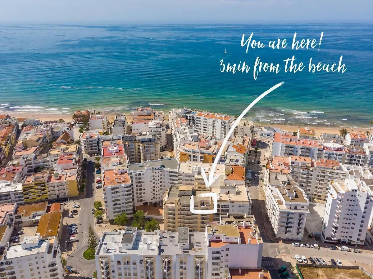 Flat With Ac, Wifi, Netflix, Balcony - 3 Min From The Beach Apartamento Armação de Pêra
